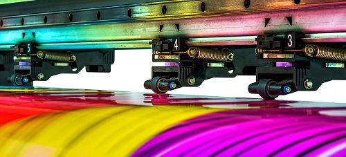 Impresión digital en diversos colores